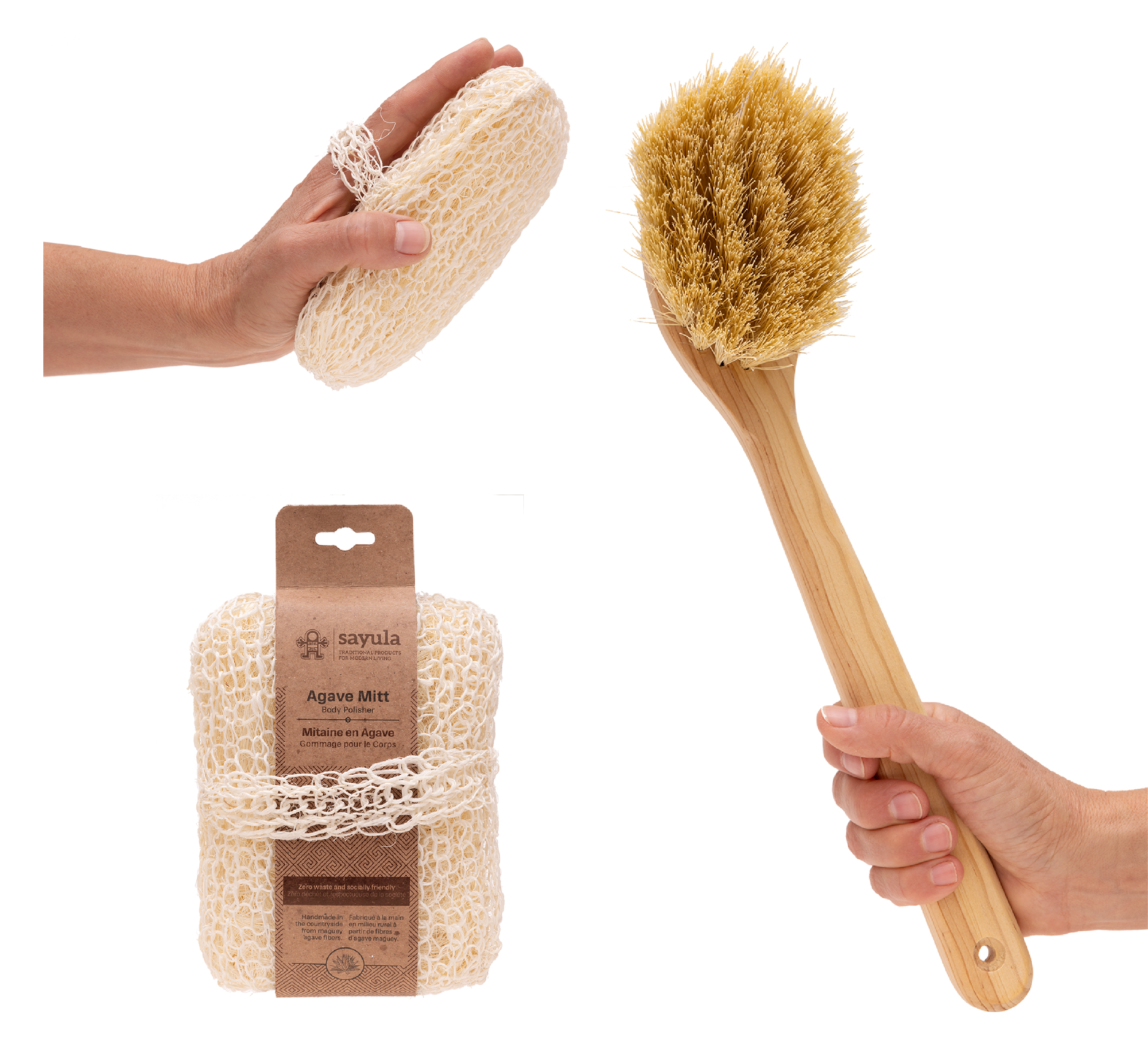 New from Sayula: Sustainable Agave Brushes — Just in Time for the Holidays