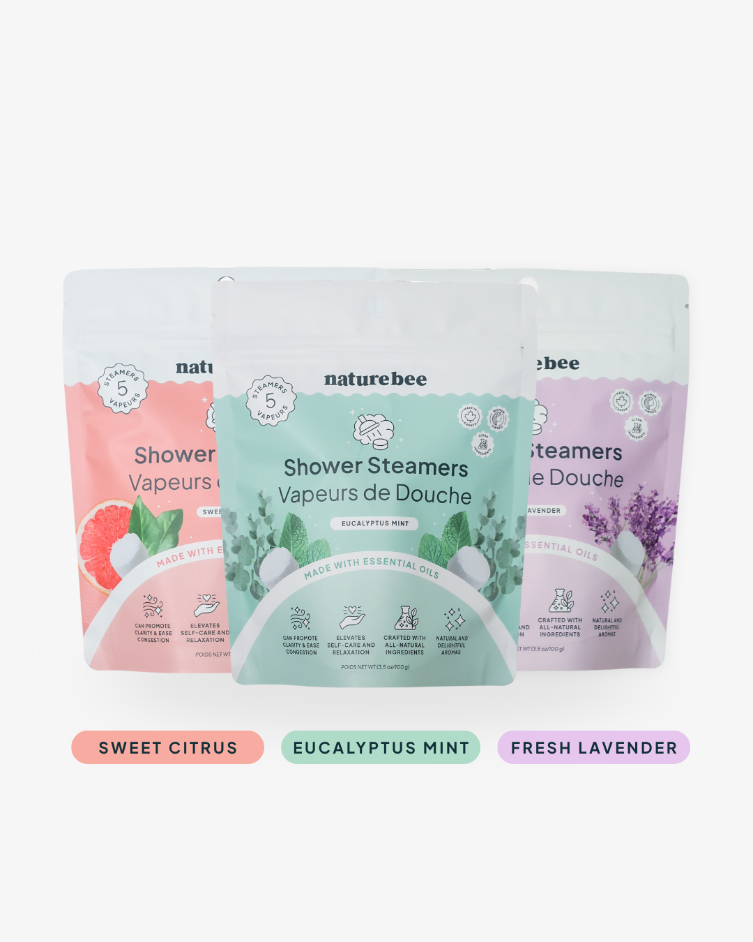 New for the Holidays: Naturebee Shower Steamers